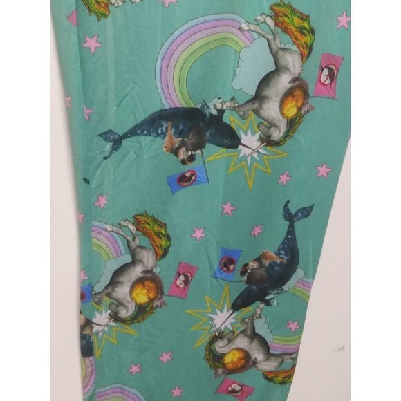 Briefly Stated Lounge Pants Mens XXL Pajamas PJs stretch waist Unicorn Dog Whale - Picture 6 of 8